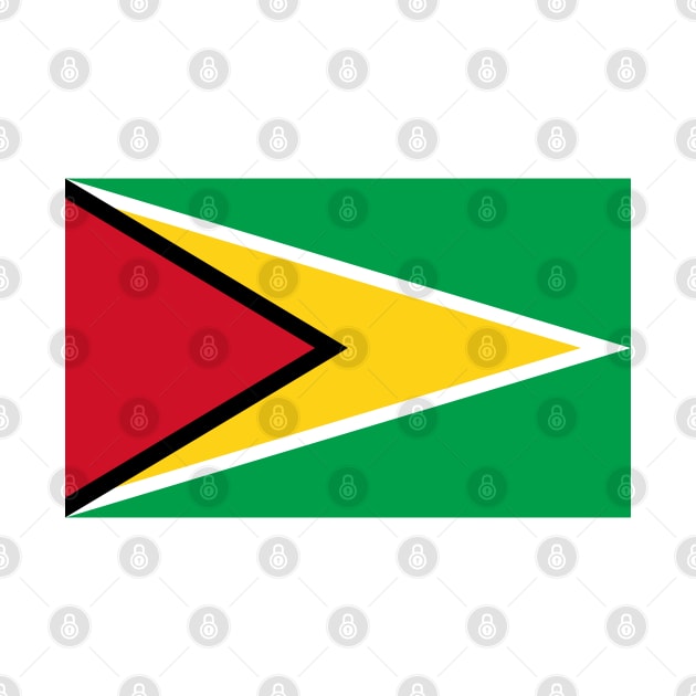 Flag of Guyana by COUNTRY FLAGS