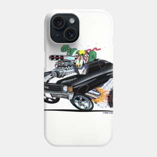 MONSTER MUSCLE 72 Chevelle BLACK Phone Case