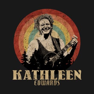 Retro Sunset Kathleen Edwards T-Shirt