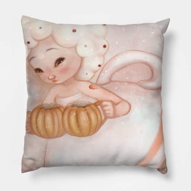 Pumpkin Latte Pillow by selvagemqt