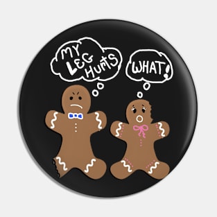 Gingerbread Custom Funny Gifts, Cute Christmas Cookie Joke Pin