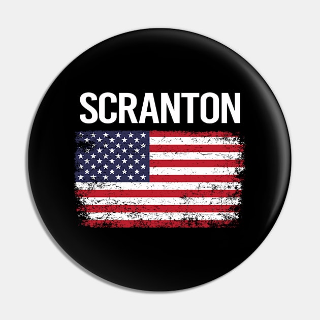 The American Flag Scranton Pin by flaskoverhand