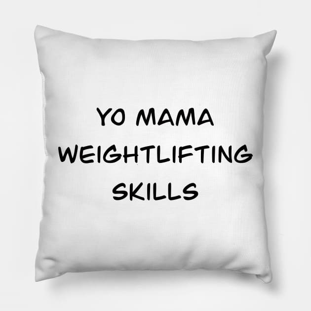 Yo Mama! Pillow by michdevilish