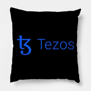 Tezos  Crypto Cryptocurrency XTZ  coin token Pillow