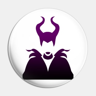 Maleficent Ombre / Purple and Black Pin