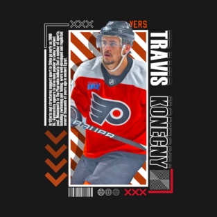 Travis Konecny Paper Poster Version 10 T-Shirt