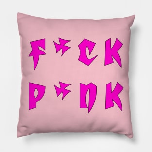 pinkpink screams Pillow