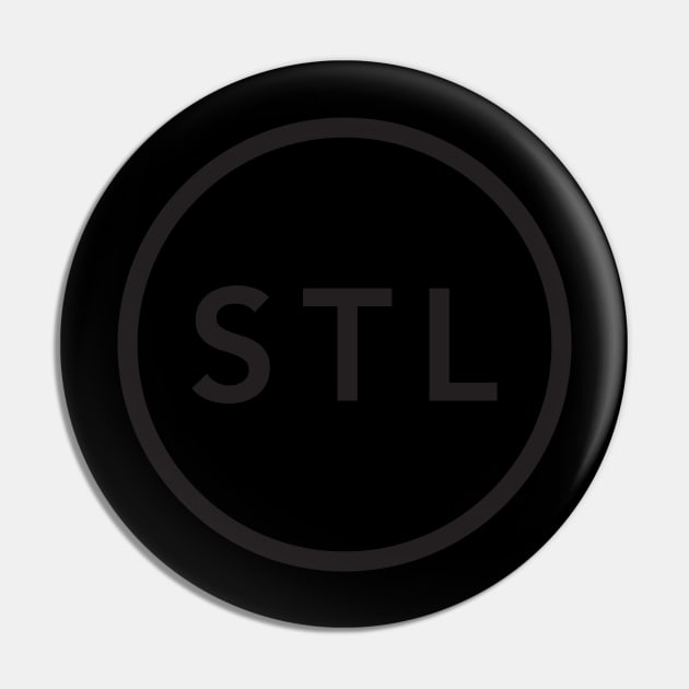 St. Louis STL Circle Left Chest Pin by EA Design