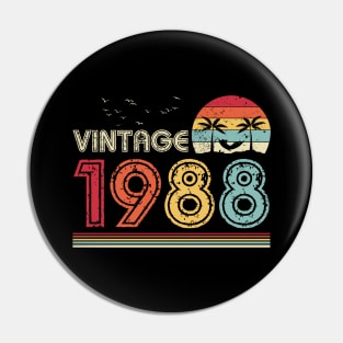 Vintage 1988 Limited Edition 33rd Birthday Gift 33 Years Old Pin