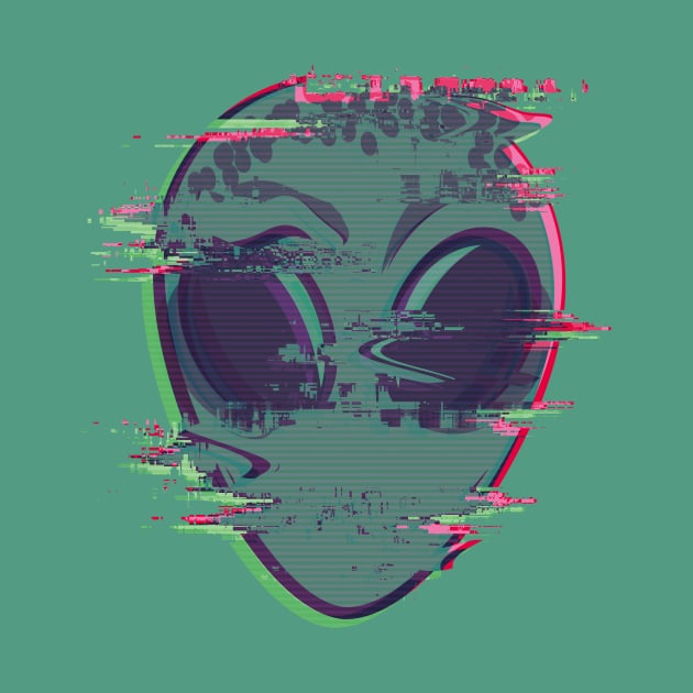 Alien in Distortion by HarlinDesign