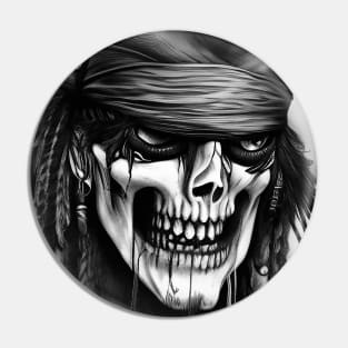 Wickedly Cool Pirate Skull Pin