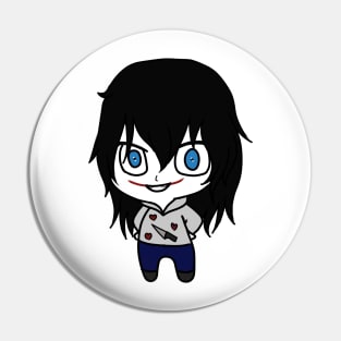 Jeff the killer chibi Pin