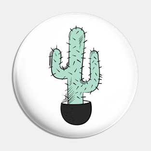 Cactus Art Pin