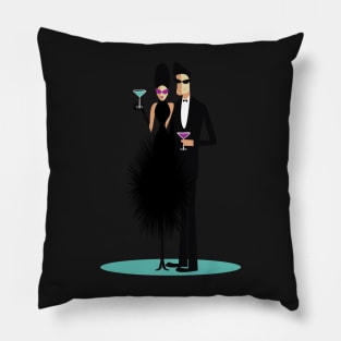 Black Dress Affair Pillow