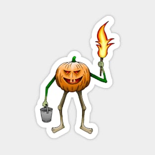 Trick or Treat Pumpkin Magnet