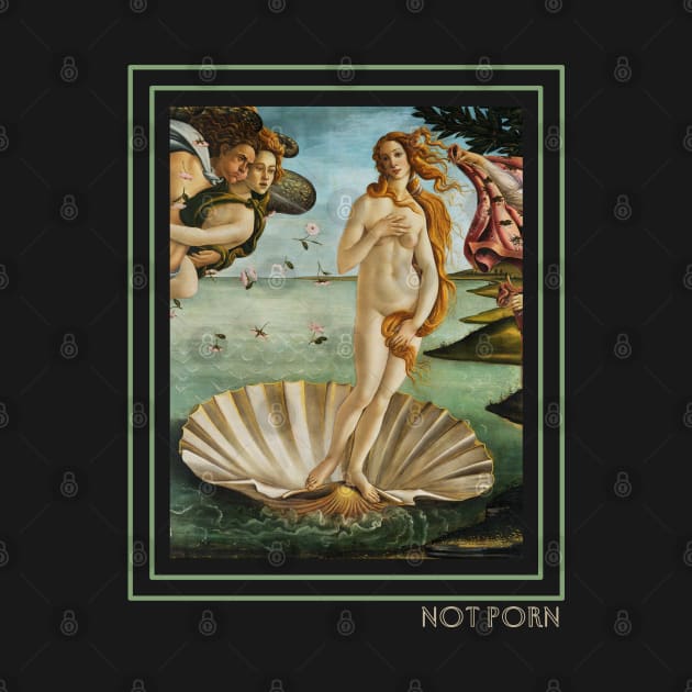 Botticelli's Birth of Venus is NOT PORN by TJWDraws