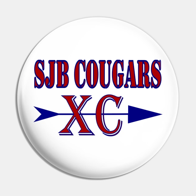 SJB COUGARS XC Pin by Woodys Designs