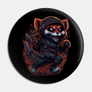 Red Panda Ninja_019 Pin