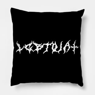 LGBTQIA+ Metal Logo Pillow