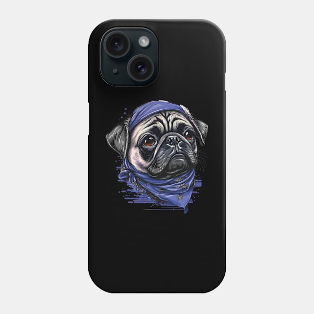 Pug Life Phone Case by Astroman_Joe