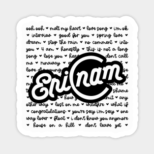 Eric Nam Kpop Song Lyrics Magnet