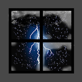 Storm Outside Window T-Shirt