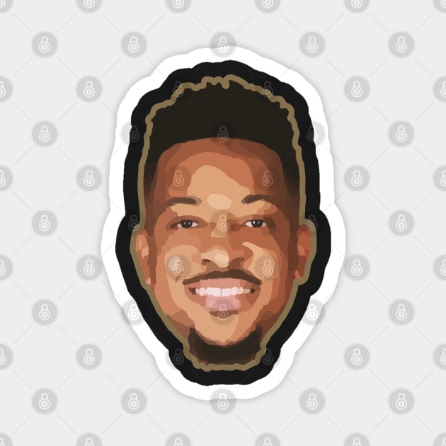 CJ McCollum New Orleans Pelicans Magnet by Playful Creatives