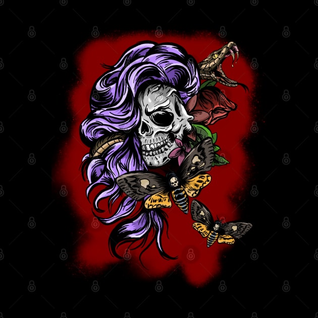 Lady Deathskull by Danispolez_illustrations