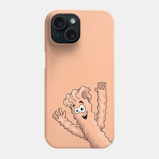 Wacky Waving Portrait Peach Fuzz Phone Case