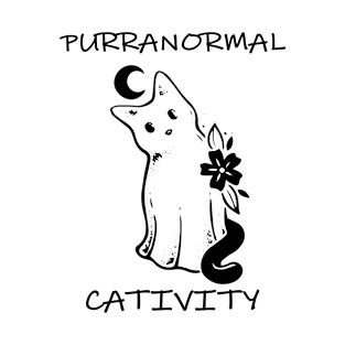 purranormal cativity halloween cat T-Shirt