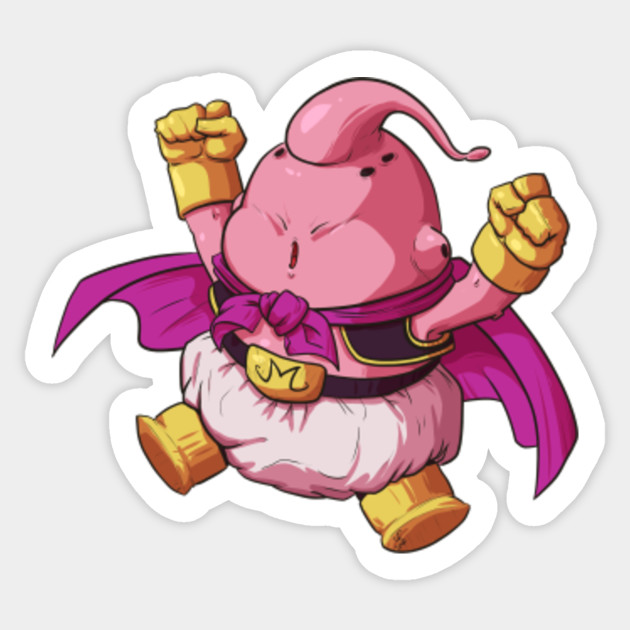 Chibi Majin Buu Dragon Ball Sticker Teepublic