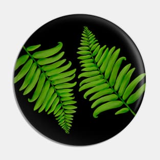 Fern Graphic Pin