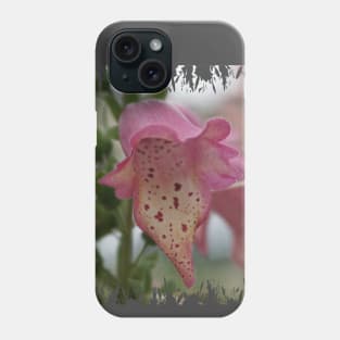 Pink Foxglove Phone Case