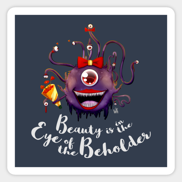 D20 Beholder Die Cut Vinyl Stickers