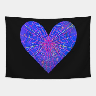 Spider Web Heart V46 Tapestry