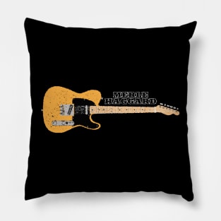 Merle Haggard Telecaster Electric Guitar Pillow