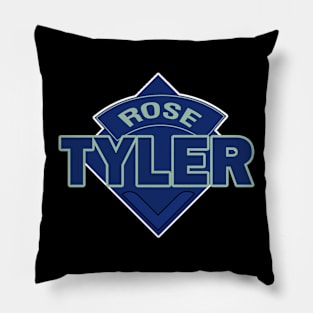 Rose Tyler COMPANION - Doctor Who Style Logo Pillow