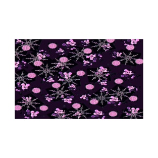 Purple and Pink Abstract Pattern T-Shirt