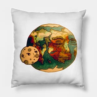 Little Moon and Earth Pillow