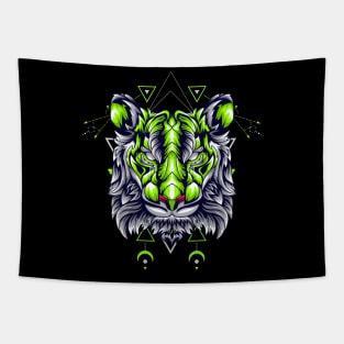 tiger head space Tapestry