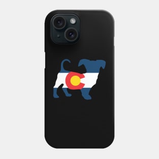 Chiweenie Dog Lover Colorado Flag Phone Case