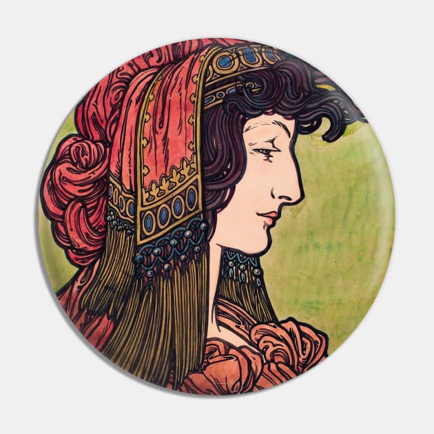 Alphonse Mucha Art Nouveau ver.2 Pin by DangerslyHappy