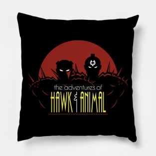 Hawk & Animal Pillow