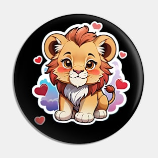 Little lion Pin