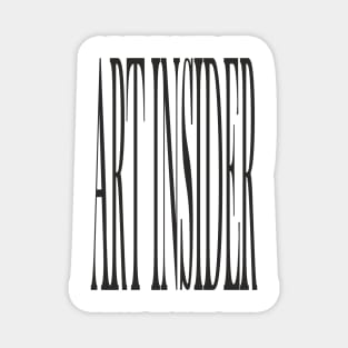 ART INSIDER V.3 (black print) Magnet