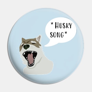 Husky Song Pin