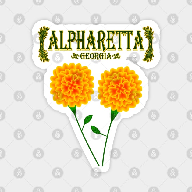 Alpharetta Georgia Magnet by MoMido