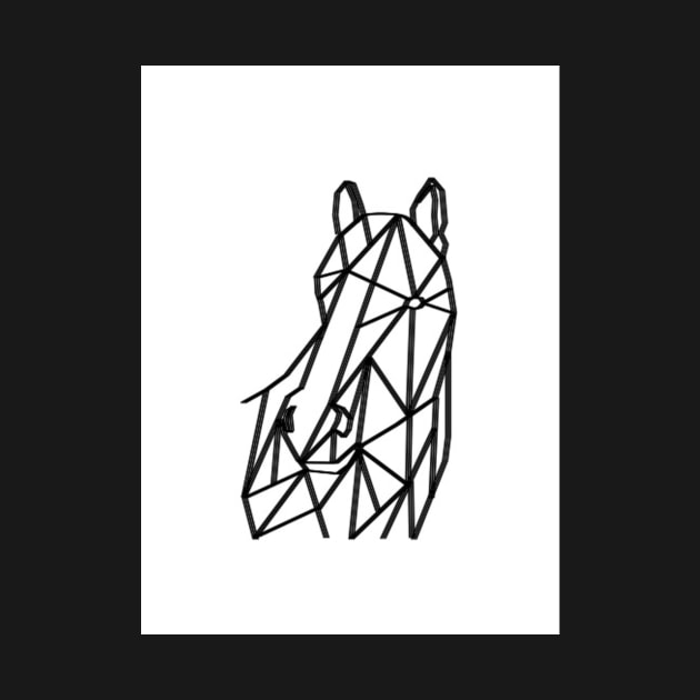 Geometric Animals : Horse by Wear A Tee Shirt 