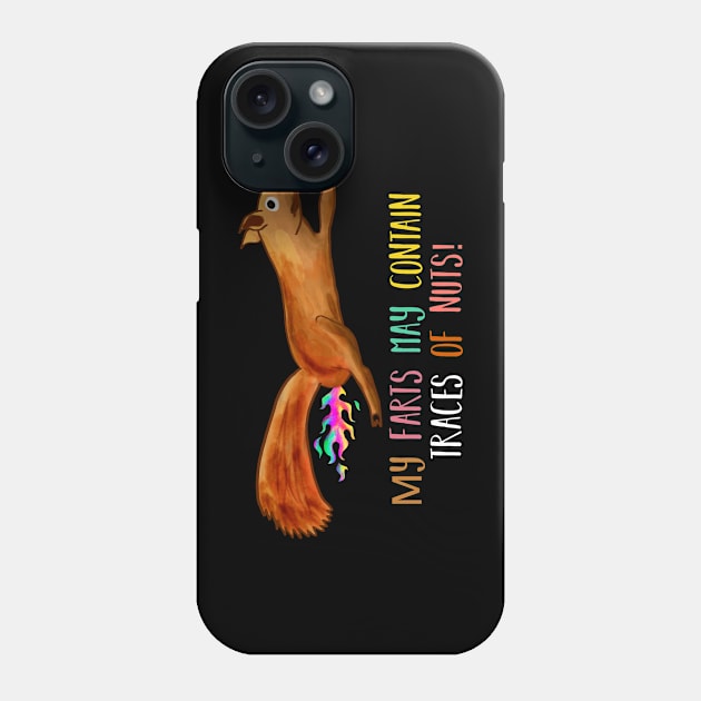 May contain traces of nuts Phone Case by Dataskrekk Mediekontor