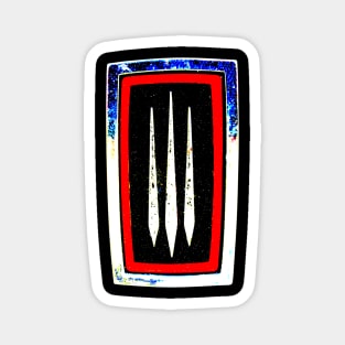 Hillman classic car three spires logo grille badge Magnet